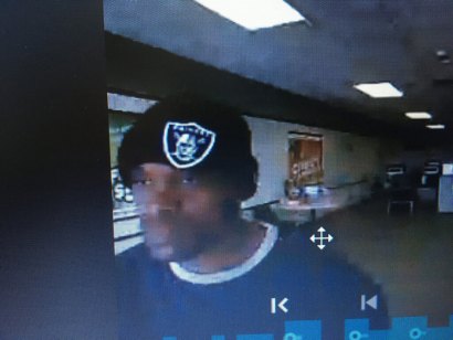Another view of the suspect, taken Sept. 27 at a local business.